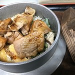 ・Kamameshi: Free range chicken, whitebait, conger eel, scallop