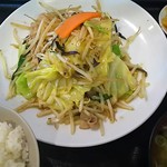 らーめん 梵天 今市店 - 野菜炒め定食 ￥750