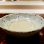 菊鮨 - ［2017/11］酒肴① かぶのすり流し 甘鯛のあらと昆布出汁 ゆず