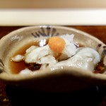 菊鮨 - ［2017/11］酒肴② 長崎九十九島産 生牡蠣 ポン酢