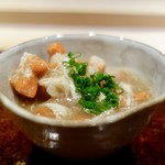 菊鮨 - ［2017/11］酒肴⑥ おこげの香箱ガニあんかけ