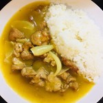 カレー肉飯