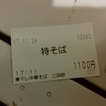 煮干し中華そば 江古田 三四郎 - サーロインステーキ煮干しそばチケット