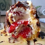 キッチン＆コーヒーCACTUS - いちごのオムレツケーキ