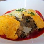 キッチン＆コーヒーCACTUS - しめじのオムライス