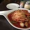 235巷Pasta - 料理写真:海老と蛤のトマトパスタNT$145≒542円