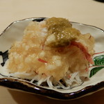 鮨 あらい - 毛蟹にりんごジュレ