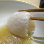 味あら井 - クエの身質綺麗だな