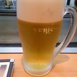 源亀 - エビス生ビール500円