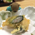 味暦あんべ - 御膳に付くカニ天ぷら
