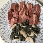 三田川ホルモン - これだけの肉を購入