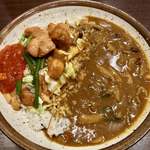 CoCo壱番屋 - 鶏ちゃんカレー＋きのこ＋辛旨トマトソース １１４８円