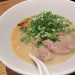 Ippudo - 1711_Ippudo -一風堂- Pacific Place_Shiromaru＠68,000Rp(白丸)+Negi@3,000Rp(ネギトッピング)