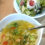 しげ老鮨 - お野菜たくさんのランチスープ