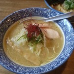 鶏白湯らーめん 鶏吉 - 濃厚鶏白湯らーめん塩　750円