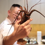 味あら井 - いい型の伊勢海老でしょ〜♪