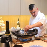 味あら井 - 虎河豚五匹唇の出汁でとったクエ鍋&松葉蟹のしゃぶしゃぶ