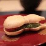 味あら井 - あら井最中、抹茶バージョン