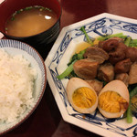 中華風家庭料理 ふーみん - ふーみん(豚肉の梅干煮定食)