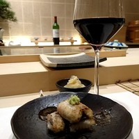 鮨 輝 - 天然鰻の焼き物。炭場でジューシーに焼かれる焼き物たち。
