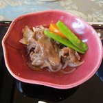 レストランシーボルト - 牛肉と野菜の甘辛煮