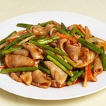 中国料理 天祥 - ニンニクのホルモン炒め