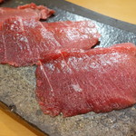 鮨松榮 - 本鮪 中トロ（血合際一番）