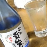 すき焼･鍋物 なべや - 冷酒(これが効いたかも)
