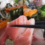 海さくら - 大トロ、雲丹軍艦、イクラ軍艦等々。