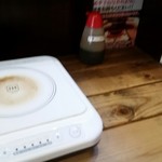 麺屋 あびすけ - IHヒーターでつけ汁温めるのは斬新でした！(°▽°)
