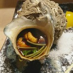 名代 駒寿司 - サザエつぼ焼き