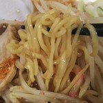 駅そば大宮 - 冬季限定味噌ラーメン麺