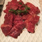 熟成和牛焼肉エイジング・ビーフ TOKYO - 熟成和牛カルビ、ロース、ハラミ
