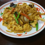 中華　福苑 - 玉子とホタテ炒め