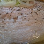 チャーシューをアップ！