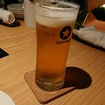 Shabushabu Kintan - 生ビールで乾杯