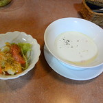 キッチン カトウ - サラダとスープ