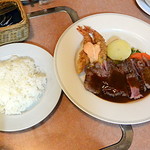 キッチン カトウ - ポークステーキ