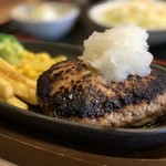 Resutoran Karubo - ハンバーグ250g1000円おろしポン酢ソース