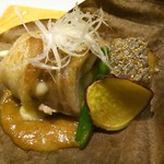 玉之湯 - 2日目：秋茄子とじゃが芋とチーズの豚巻