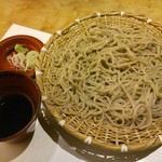 玉之湯 - 館主手打ち信州蕎麦切り　ざる