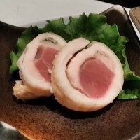 鉄板焼 ふじた - [料理] 前菜 鴨の八幡巻き アップ♪ｗ