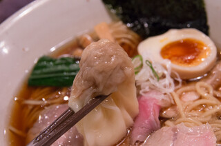 Homemade Ramen Muginae - 海老ワンタン（特製ら専）