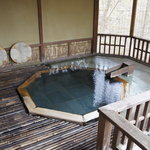 那須別邸 回 - 離れの内風呂・露天風呂、源泉掛け流し