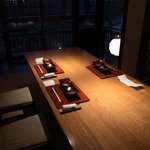 那須別邸 回 - ダイニングでの夕食