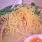 麺や けせらせら - 塩らーめん麺アップです（２０１１年５月）。