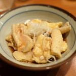 炭焼 ちきんかばぶ - 皮ポン酢漬け