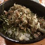 やますい - 〆のイカ昆布茶漬け。