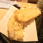 味奈登庵 - 穴子天ぷらといか天ぷら♡