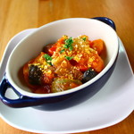 Ratatouille - full of vegetable flavor - Vegetables stewed in tomato sauce